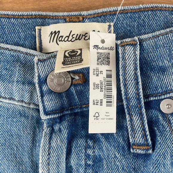 NWT Madewell The Perfect Vintage Straight Jean size 29 - Picture 5 of 14